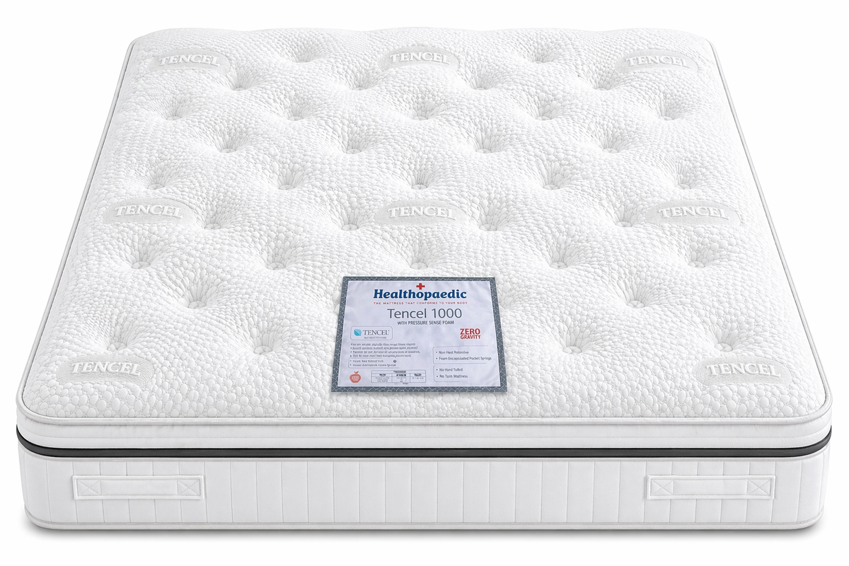 Healthopaedic Tencel 1000 Zero Gravity Pocket Mattress