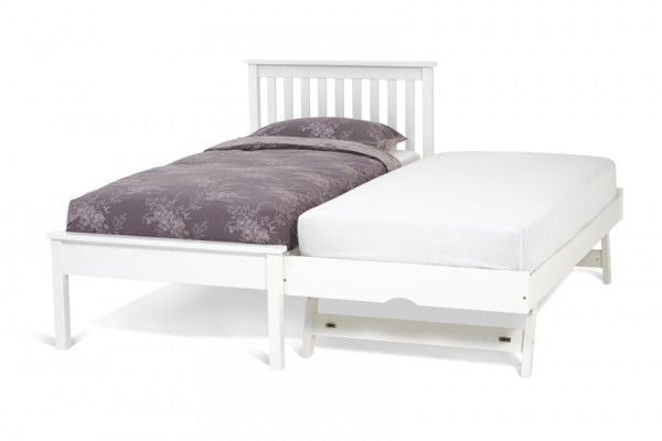 Serene Heather Shaker Guest Bed LFE (Opal White) Wooden Bed