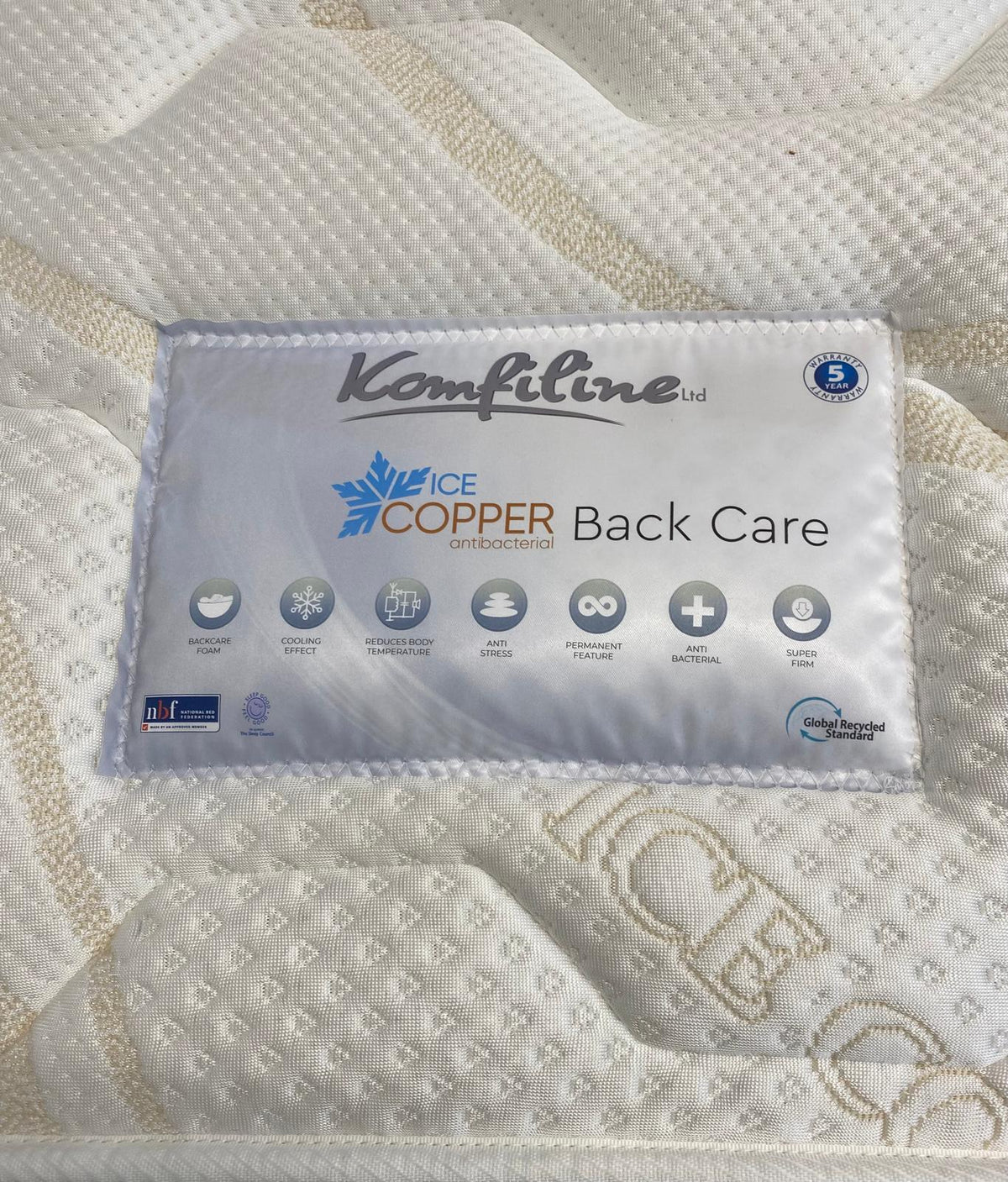 Restwyn Ice Copper Backcare Ultra Firm Mattress