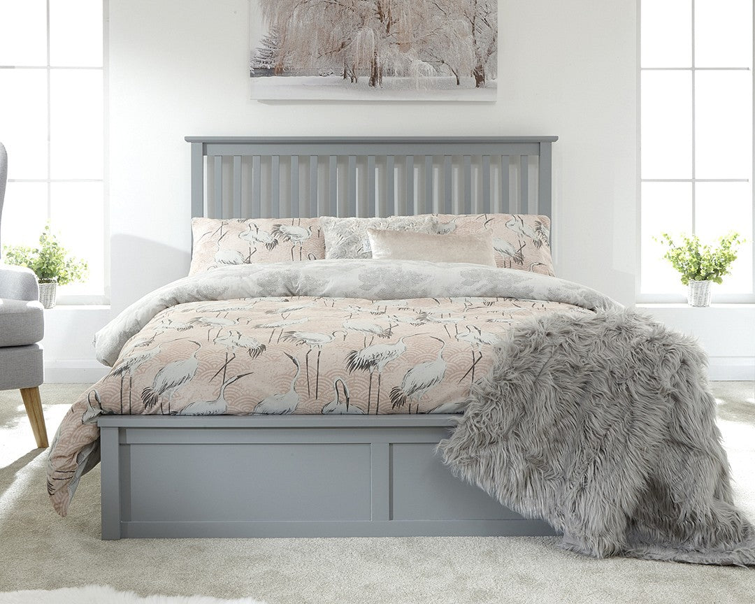 Como Ottoman Wooden Bed Frame - Elegant Storage Solution
