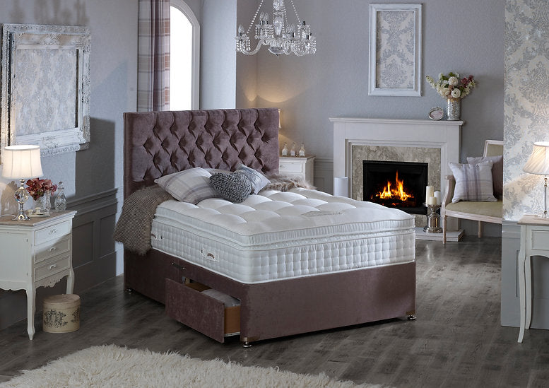 Dura Beds Natural 3500 Pocket Sprung Gold Pillowtop Mattress