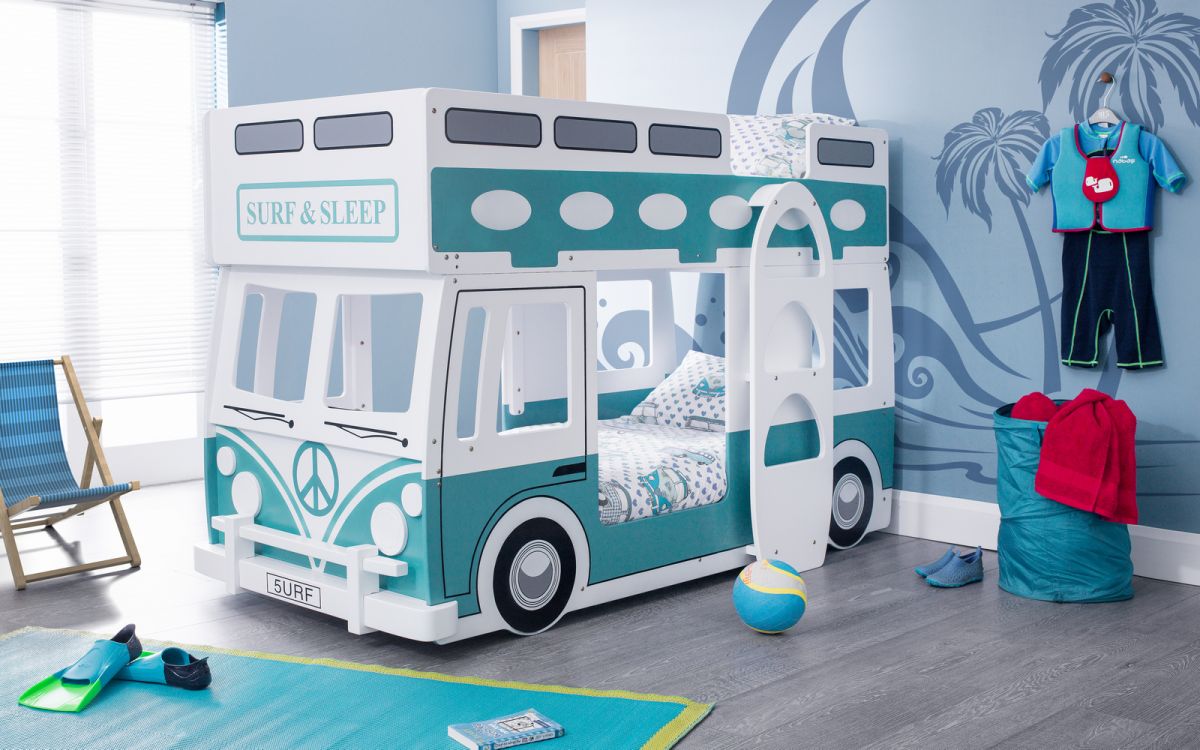 Campervan Surf & Sleep Kids Bunk Bed - Functional Design