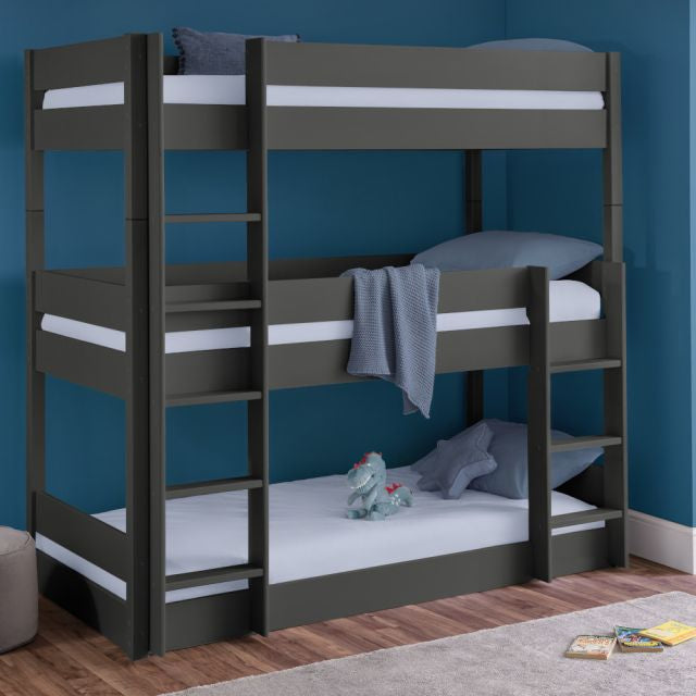 Triple Sleeper Wooden Trio Bunk Bed