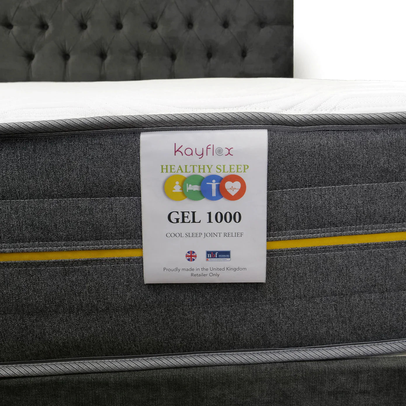 Kayflex Gel Comfy Tension Relief Support Pocket 1000 Mattress