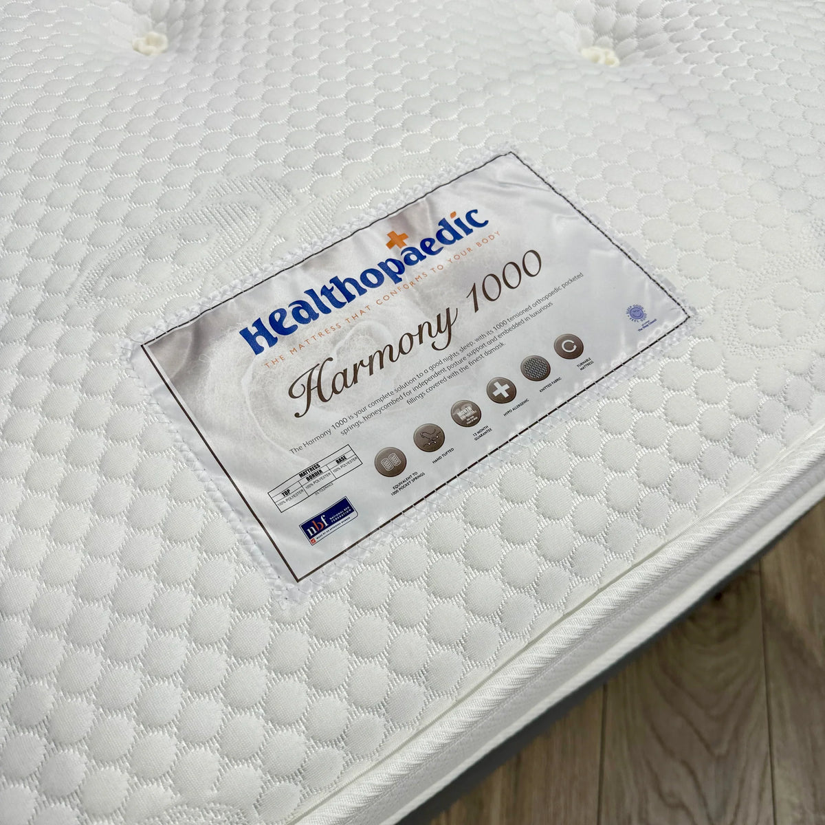 Healthopaedic Harmony 1000 Pocket Mattress