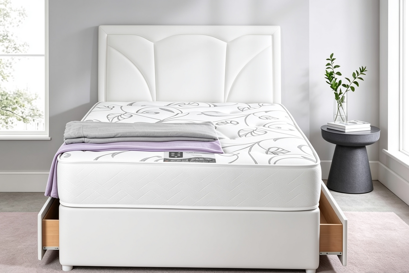 Romantica Orchid Orthopaedic Divan
