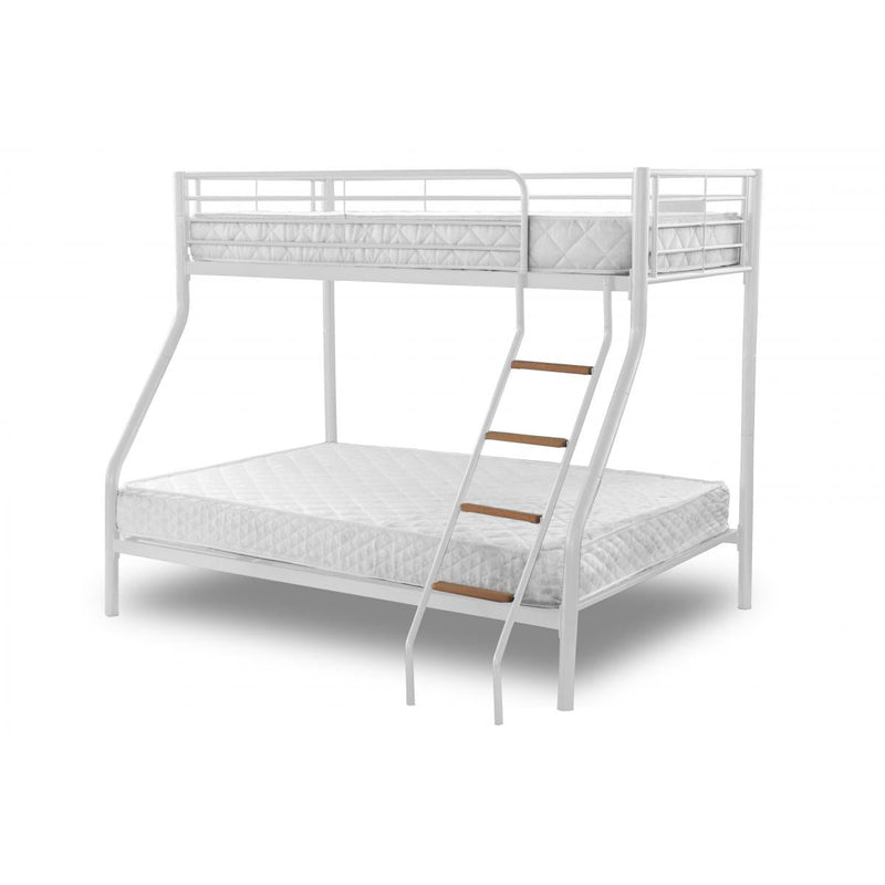 Heartlands Alexa Triple Bunk White Bed Frame