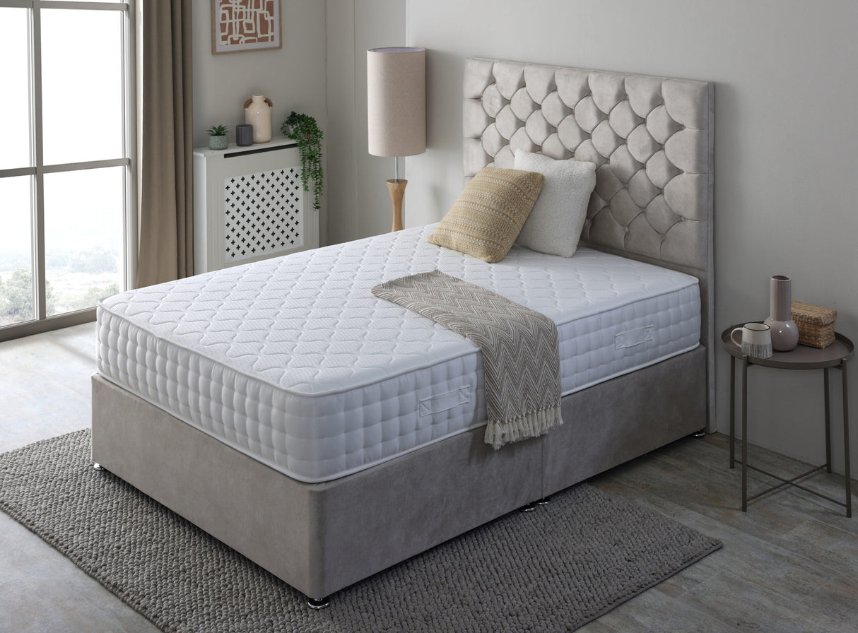 Posture Flex Pocket Laygel 1200 Encapsulated Divan Set Memory Foam