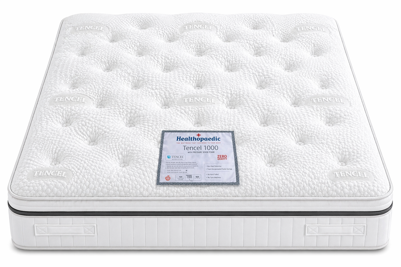 Healthopaedic Tencel 1000 Zero Gravity Pocket Mattress