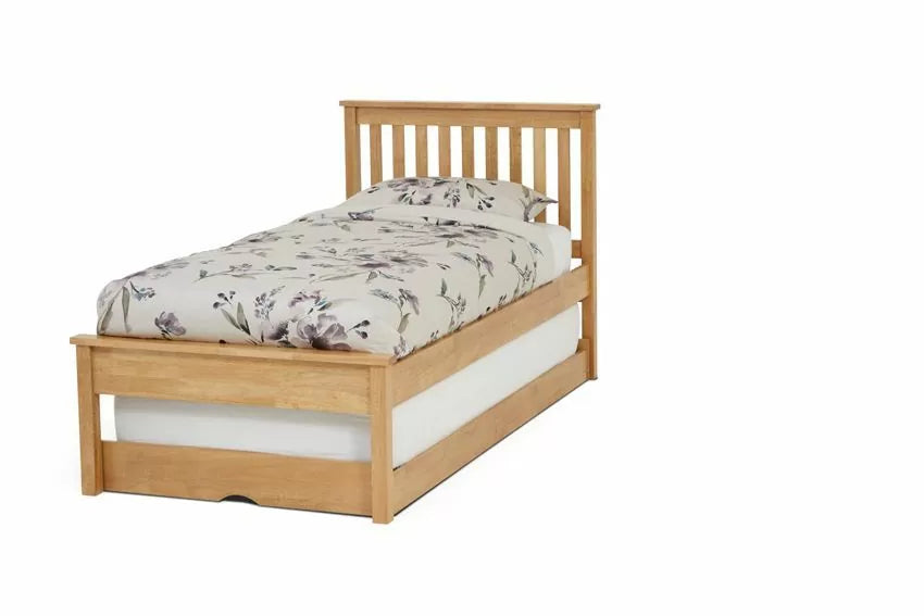 Serene Heather Shaker Guest Bed LFE (Honey Oak) Wooden Bed