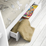 Orion Wooden Storage Bunk Bed Frame (White)