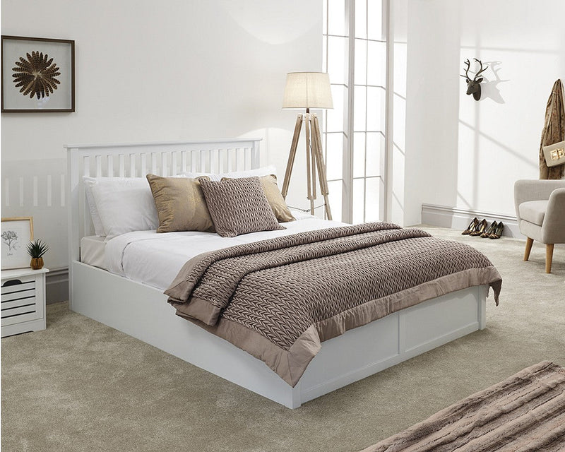 GFW Como Ottoman Solid Wooden Bed Frame