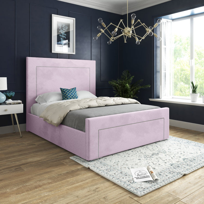 Laura Bed Frame Pink