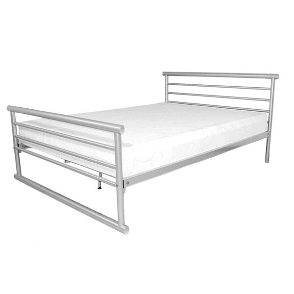 Bambi Silver Metal Bed Frame