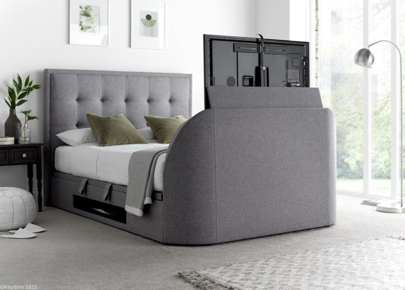 Falstone Fabric TV Ottoman Bed
