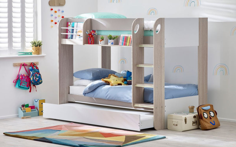 Mars Bunk With Under Bed Draw (Taupe)