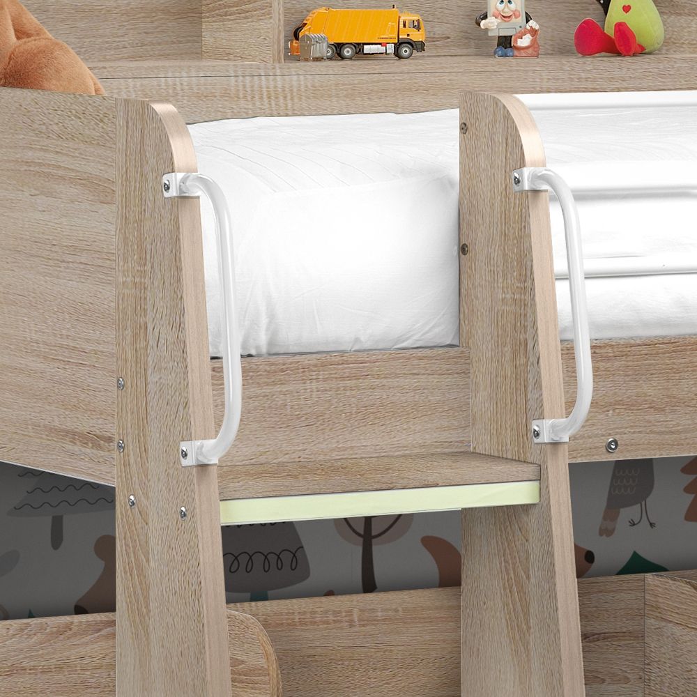 Domino Metal Kids Bunk Bed with Storage - Fun & Functional